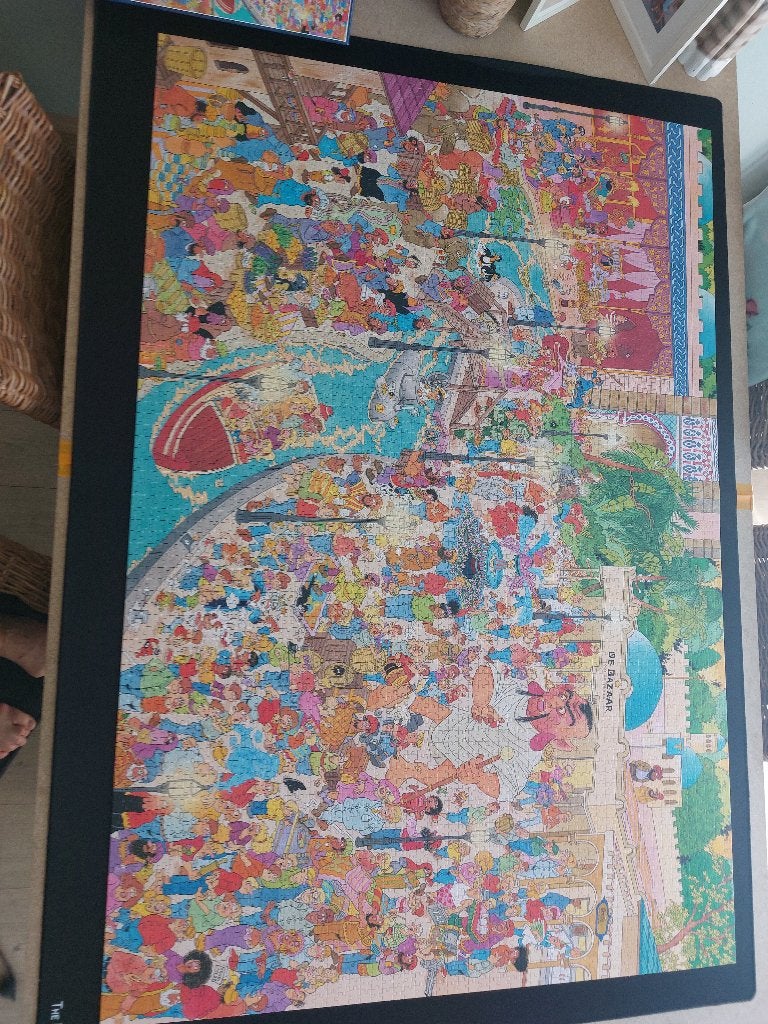 v Haasteren Efteling 5000, Hobby en Vrije tijd, Denksport en Puzzels, Ophalen, Meer dan 1500 stukjes, Zo goed als nieuw, Legpuzzel