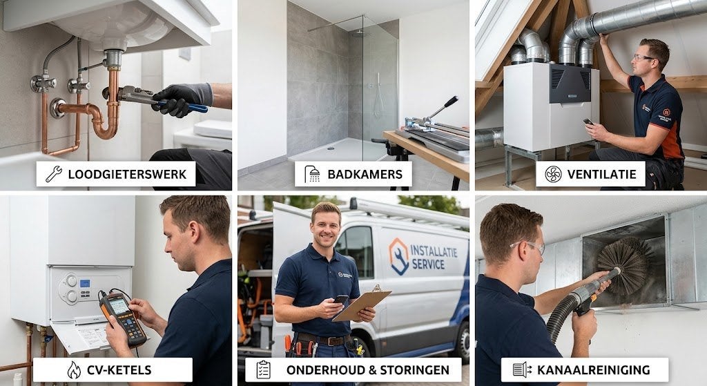 Loodgieter & Installateur nodig? Badkamer, CV & Ventilatie!, Verzenden, Nieuw