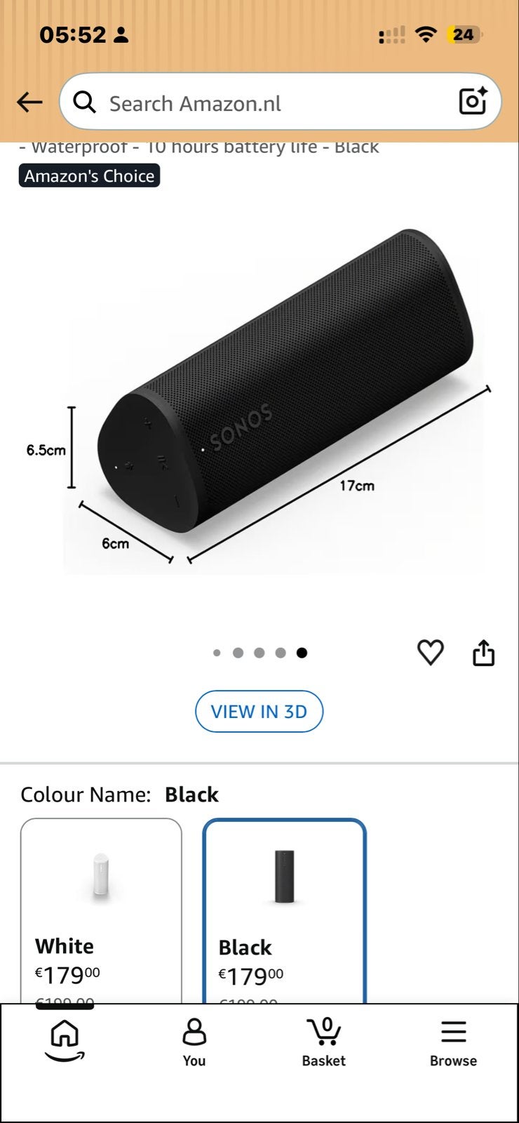 Sonos Roam 2 Ultra-speaker nieuw in de doos, Audio, Tv en Foto, Ophalen, Nieuw, Draagbare speaker, Sonos