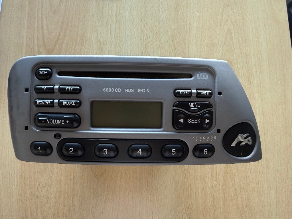 Ford Ka Audio 6000 CD Speler, Auto diversen, Ophalen of Verzenden, Gebruikt
