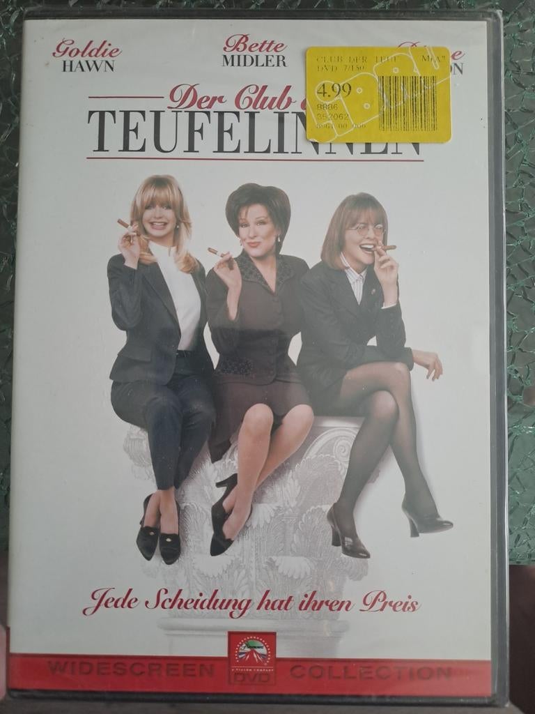 First wives club (dvd), Cd's en Dvd's, Alle leeftijden, Ophalen of Verzenden, Zo goed als nieuw, Romantische komedie