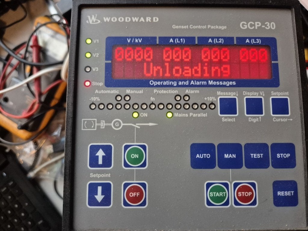 Woodward GCP-30 GCP-31 Generatorcontroller, Ophalen of Verzenden, Zo goed als nieuw