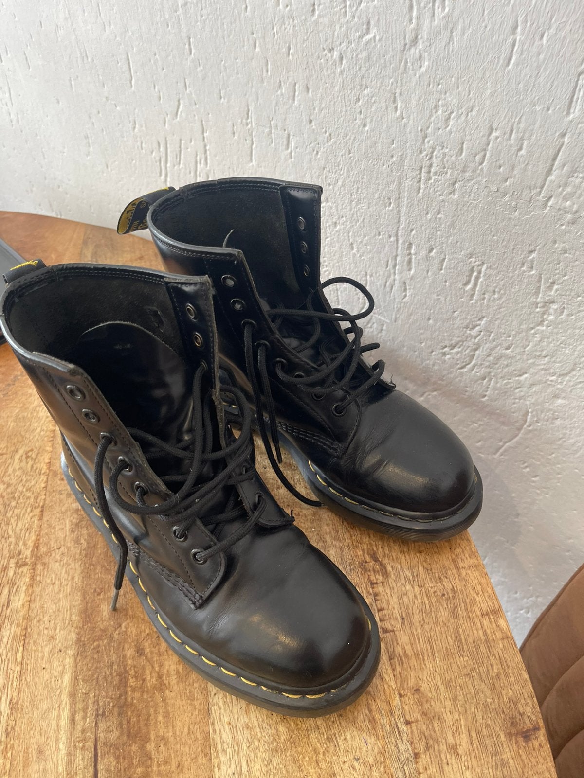 zwarte Dr. Martens laarzen maat 39, Kleding | Dames, Ophalen of Verzenden, Zo goed als nieuw, Zwart, Hoge laarzen