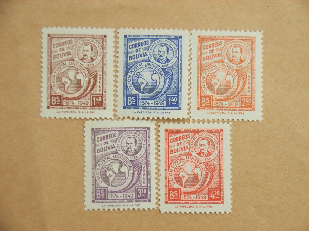 NB  Bolivia 432-436 pf, Ophalen of Verzenden, Postfris, Zuid-Amerika