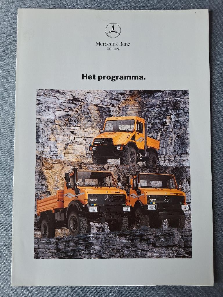 Brochure UNIMOG Het Programma - 1994 NL, Verzenden, Zo goed als nieuw, Overige merken
