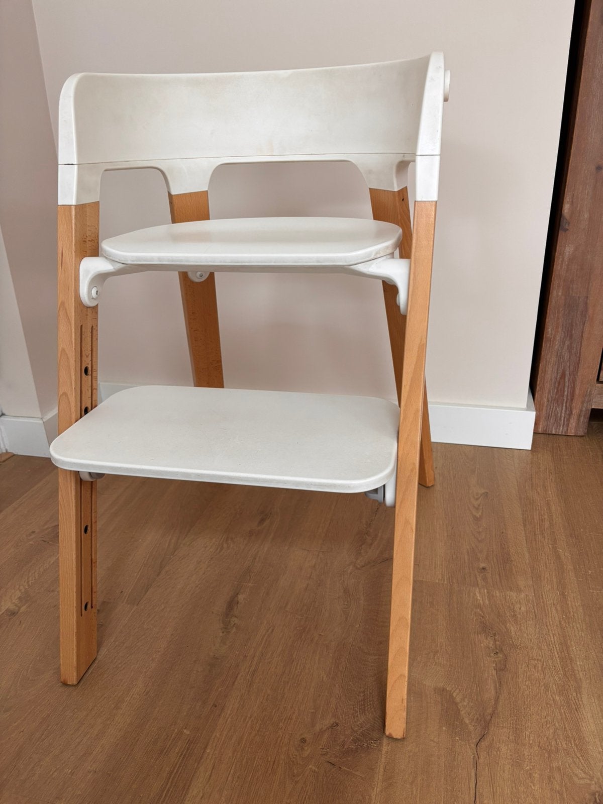 Stokke steps chair (trapstoel), Ophalen, Gebruikt, Meegroeistoel