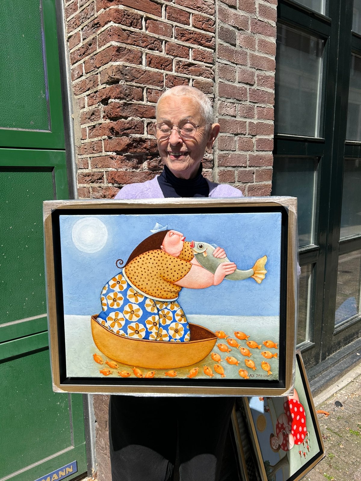 Ada Breedveld schilderij, Ophalen of Verzenden