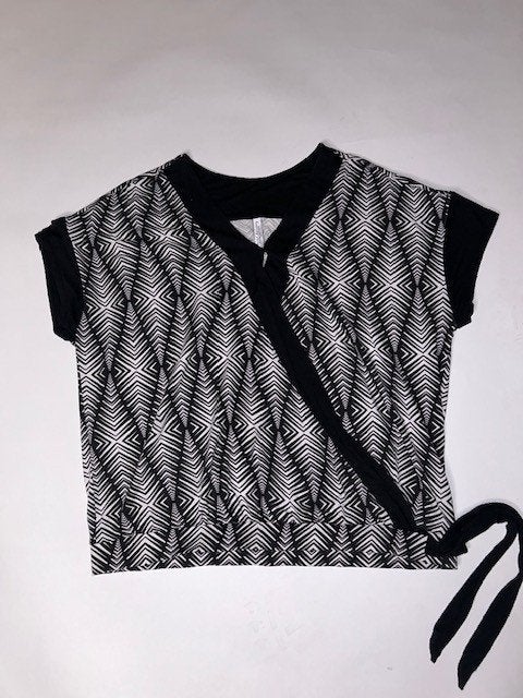 SUMMUM shirt zwart/wit M in goede staat, Kleding | Dames, Maat 38/40 (M), Verzenden, Zwart, Zo goed als nieuw