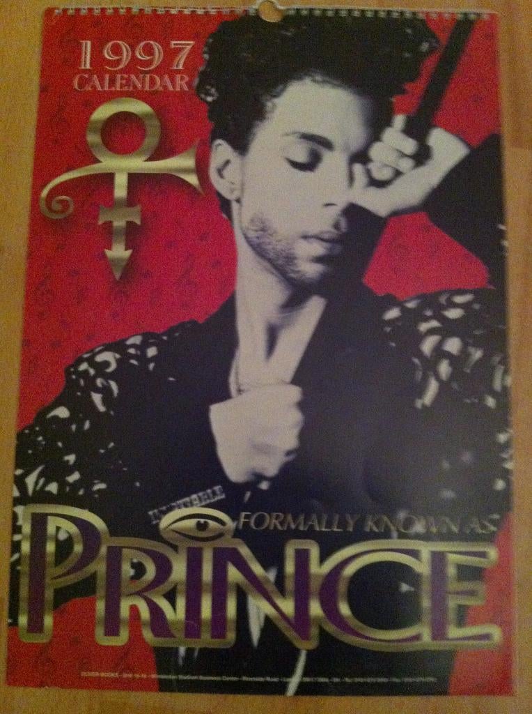 Prince 1997 kalender, Verzamelen, Ophalen of Verzenden, Zo goed als nieuw, Overige typen