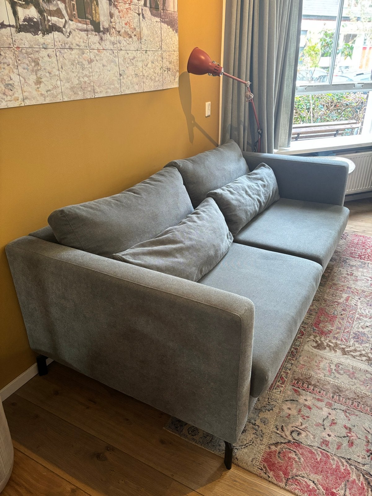 Comfortabele 3-zitsbank Homestock: moet het liefst zsm weg, Ophalen, Gebruikt, Tweepersoons, Rechte bank