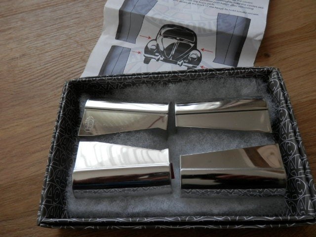 Gepolijste RVS deurscharnier covers VW Kever, Ophalen of Verzenden, Nieuw