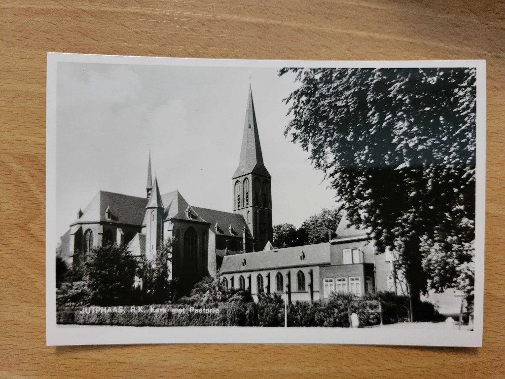 ansicht JUTPHAAS Kerk, Verzamelen, Ophalen of Verzenden, Voor 1920, Utrecht
