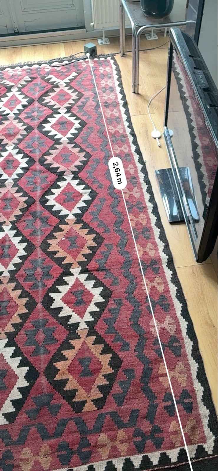 Vintage Kelim, Ophalen, Gebruikt, 150 tot 200 cm, 200 cm of meer
