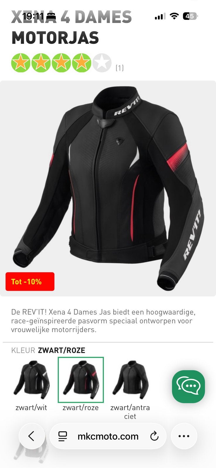 Gezocht Xena 4 Dames Motorjas maat 42, Motoren, Ophalen of Verzenden, Tweedehands, Dames, Jas | textiel