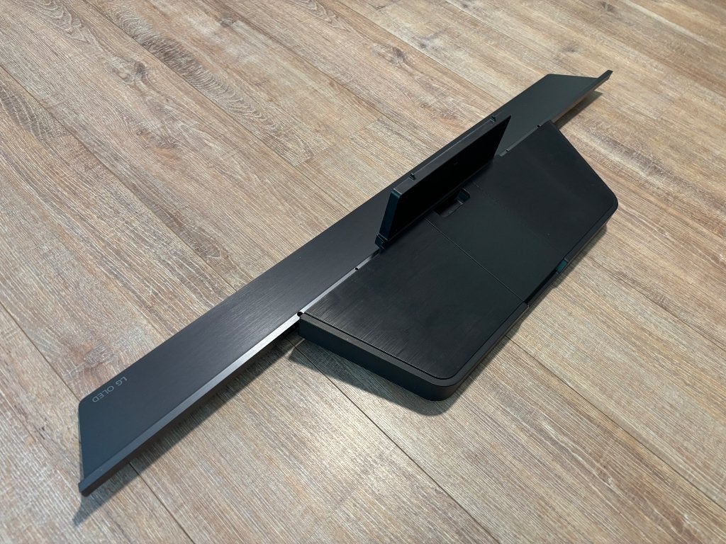 LG Oled 55/65C9 Tv voet standaard, Ophalen, Zo goed als nieuw