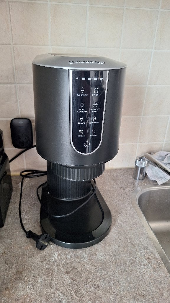 Silvercrest IJsmachine, Witgoed en Apparatuur, Ophalen of Verzenden, Zo goed als nieuw, Zelfvriezend