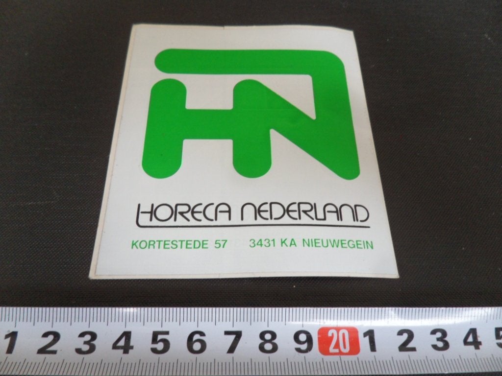sticker raamsticker dubbelzijdig horeca nederland nieuwegein, Ophalen, Zo goed als nieuw