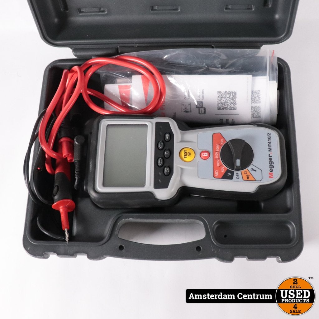 Megger MIT410/2 Spaningsmetter - Zeer Nette Staat, Doe-het-zelf en Verbouw, Meetapparatuur, Flex Ltd., Gebruikt, https://flex.com/contact-us