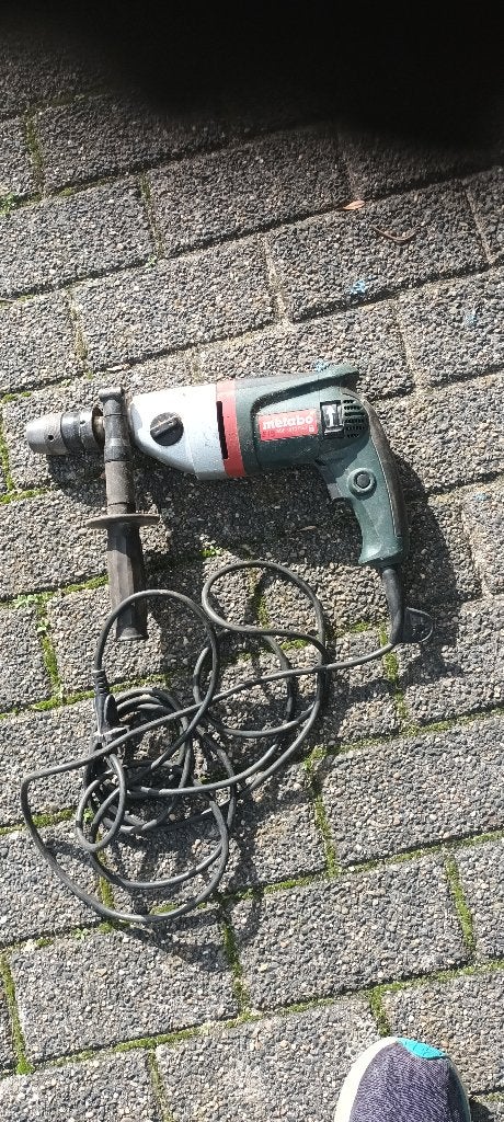 Metabo SBE 1010 Plus Professionele Klopboormachine – 1010W, Ophalen, Gebruikt, 600 watt of meer, Boormachine