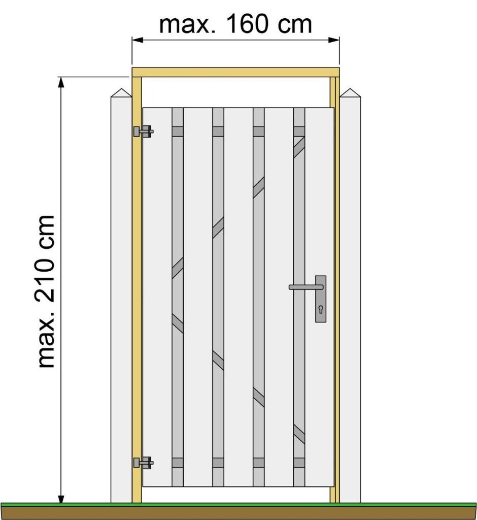 Unikozijn, tuindeur - Vanaf €25,00, Ophalen, 1 tot 2 meter, Minder dan 3 meter, Nieuw