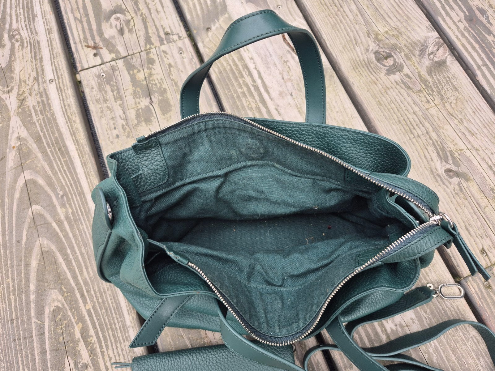 dames tas liebeskind, 40 tot 60 cm, 20 tot 30 cm, Ophalen of Verzenden, Groen
