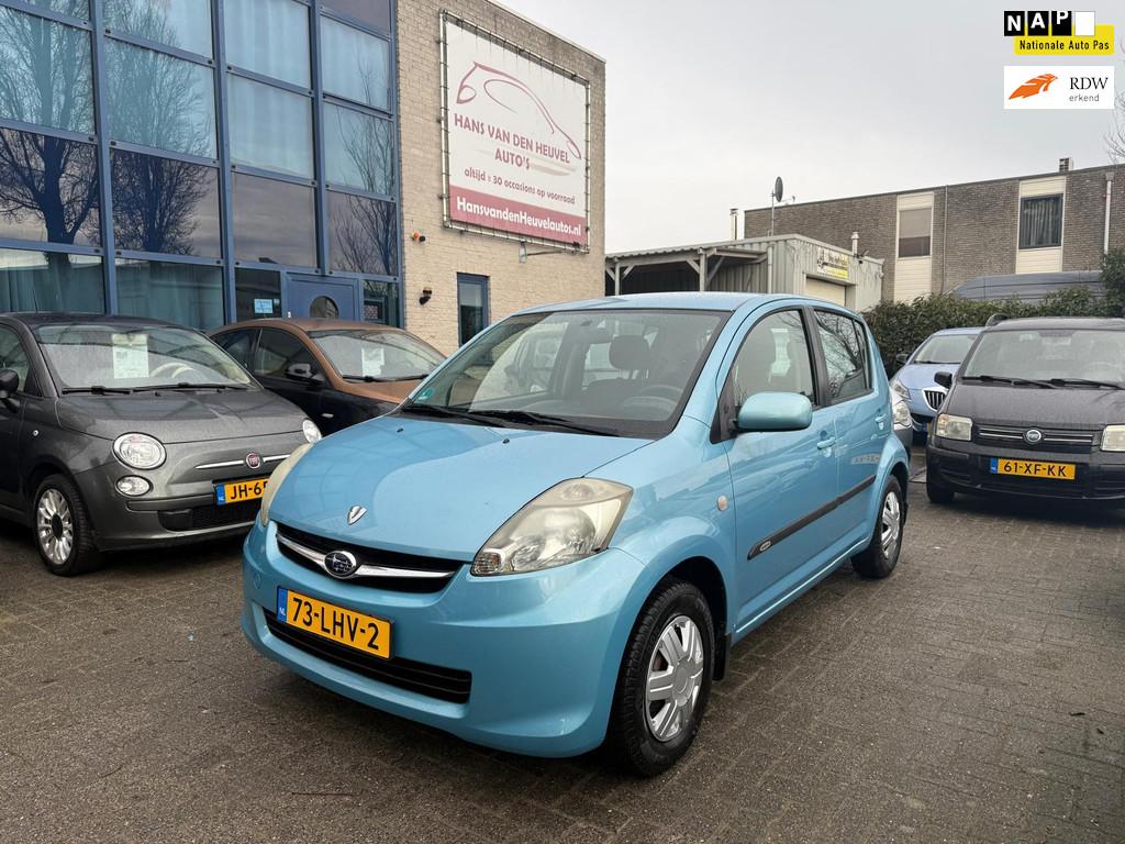 Subaru Justy / Daihatsu Sirion 1.0 Comfort 5-deurs, Airco, A, Auto's, Subaru, Voorwielaandrijving, Justy, Stof, Gebruikt