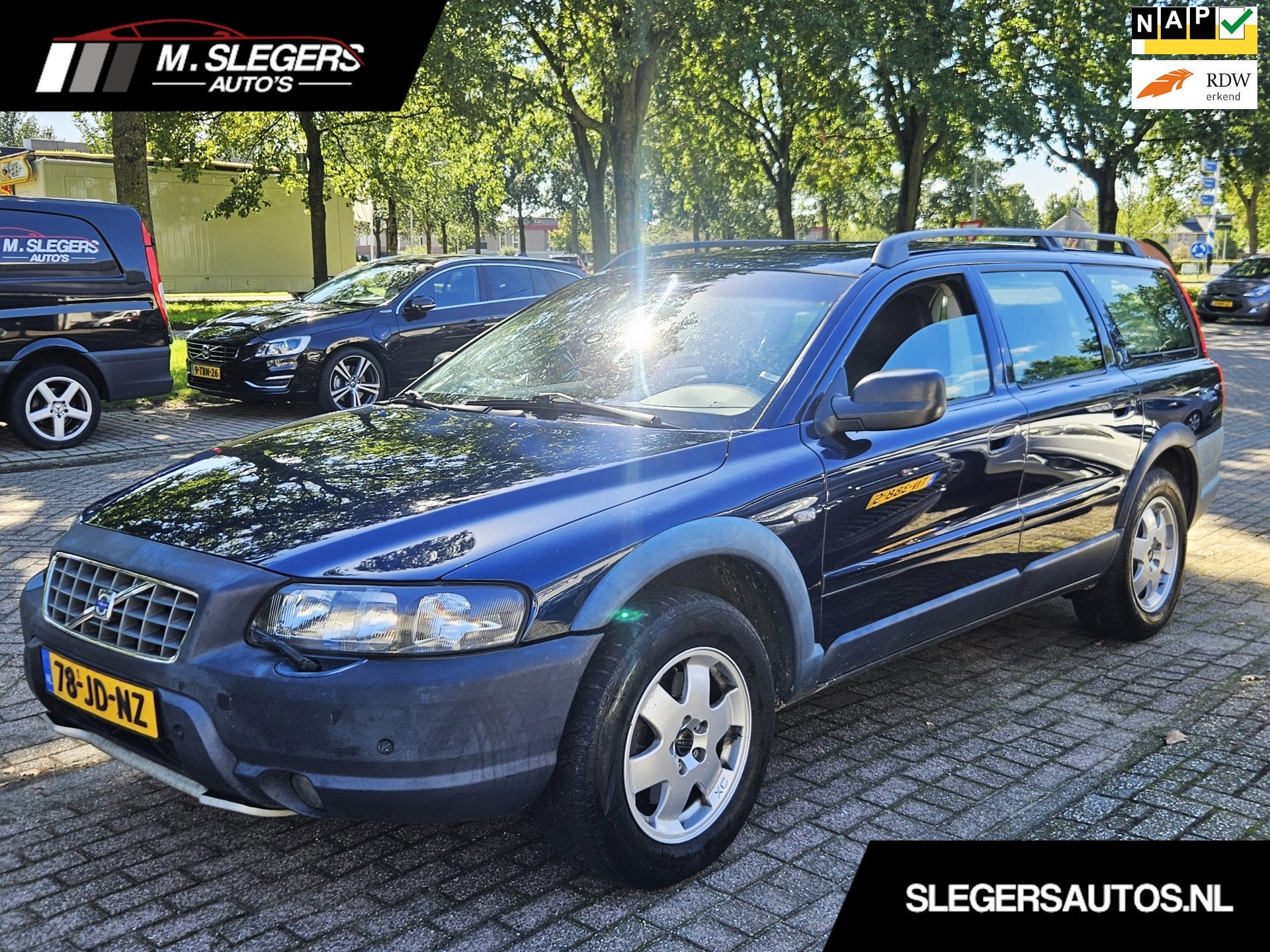 Volvo V70 Cross Country 2.4 T Geartronic Ocean Race*Rijd goe, Blauw, 2435 cc, Vierwielaandrijving, 93 €/maand
