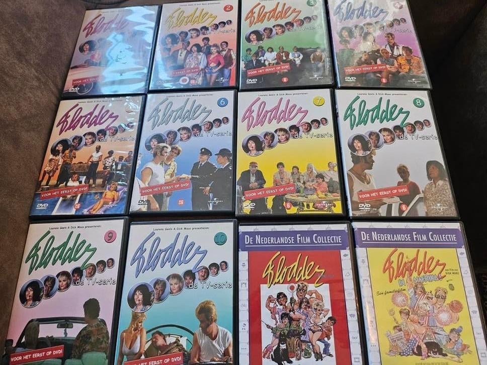 Flodder seizoen 1 t/m 10 + 2 films, Ophalen of Verzenden, Zo goed als nieuw