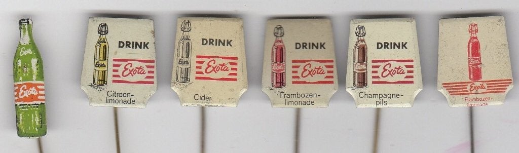 6 speldjes EXOTA LIMONADE (A5), Ophalen of Verzenden, Gebruikt, Overige onderwerpen