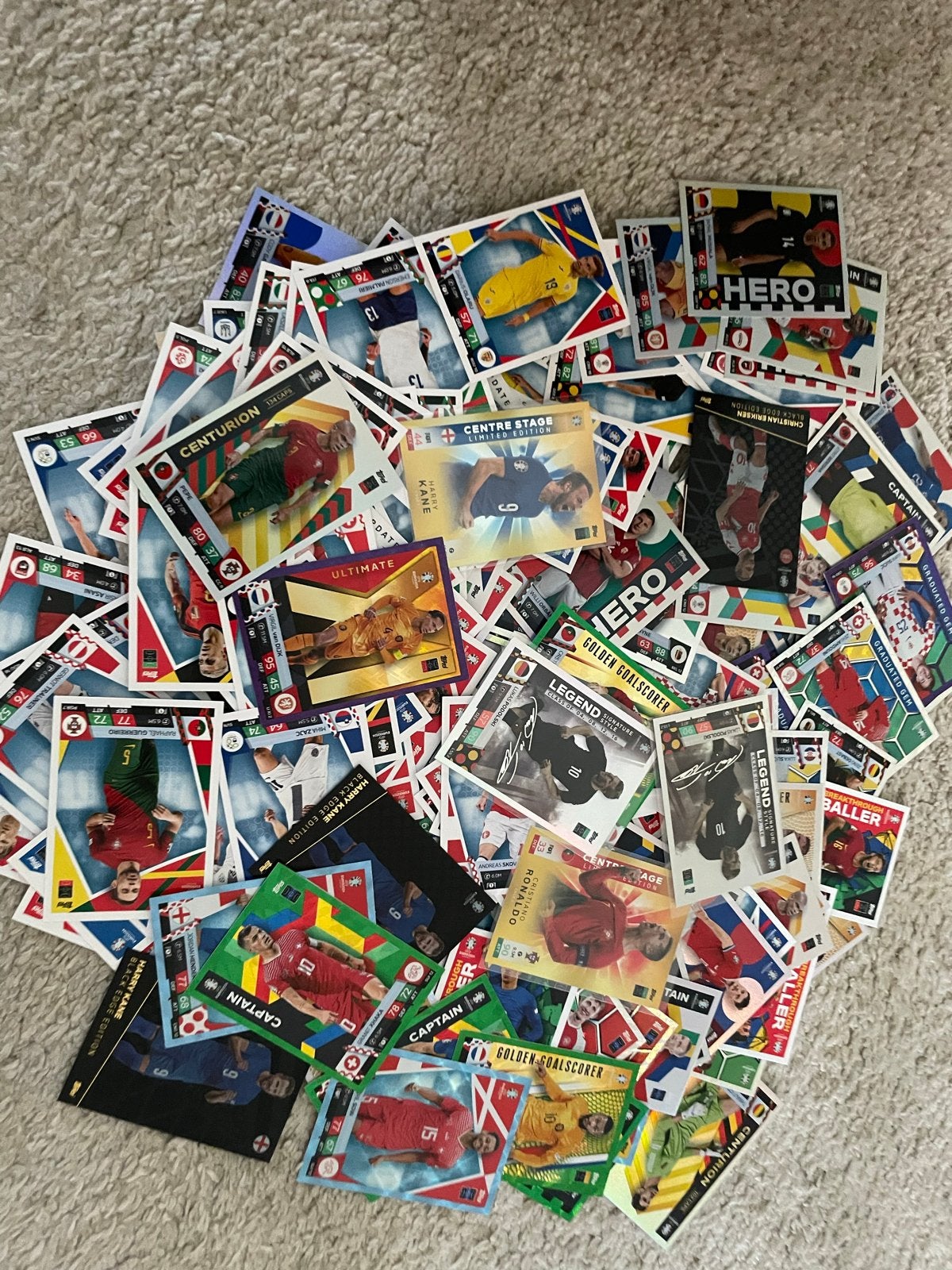 Grote collectie voetbalplaatjes - Topps Match Attax Euro 202, Ophalen of Verzenden, Gebruikt, Buitenlandse clubs, Spelerskaart