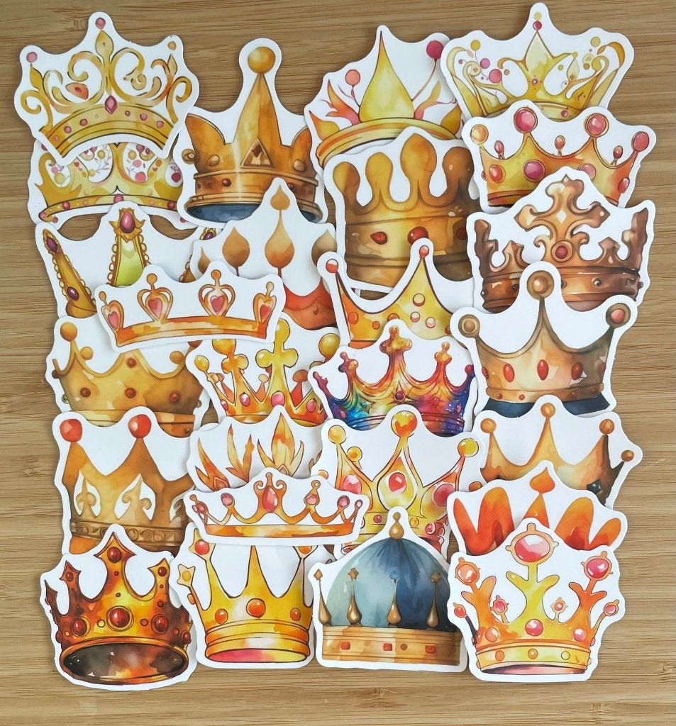Prinsessen kroontjes stickers, Verzenden, Nieuw, Meerdere stickers