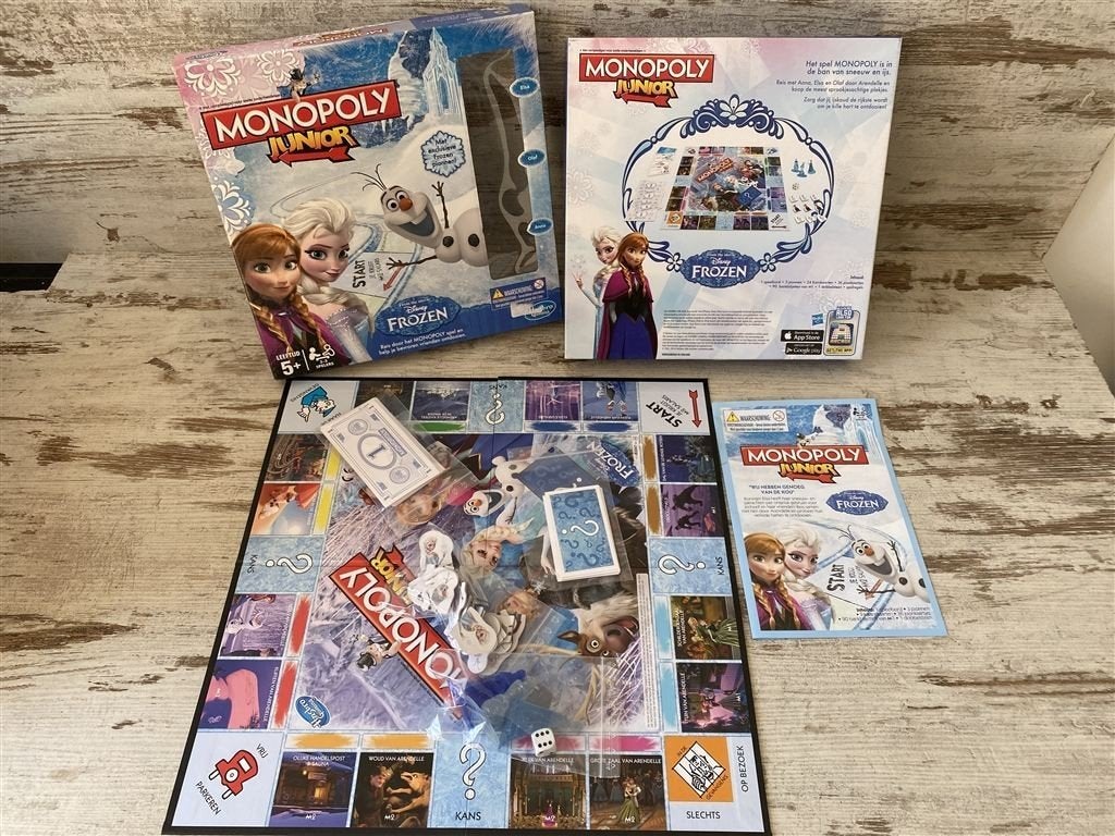 Monopoly junior frozen parker [s498], Verzenden, Zo goed als nieuw