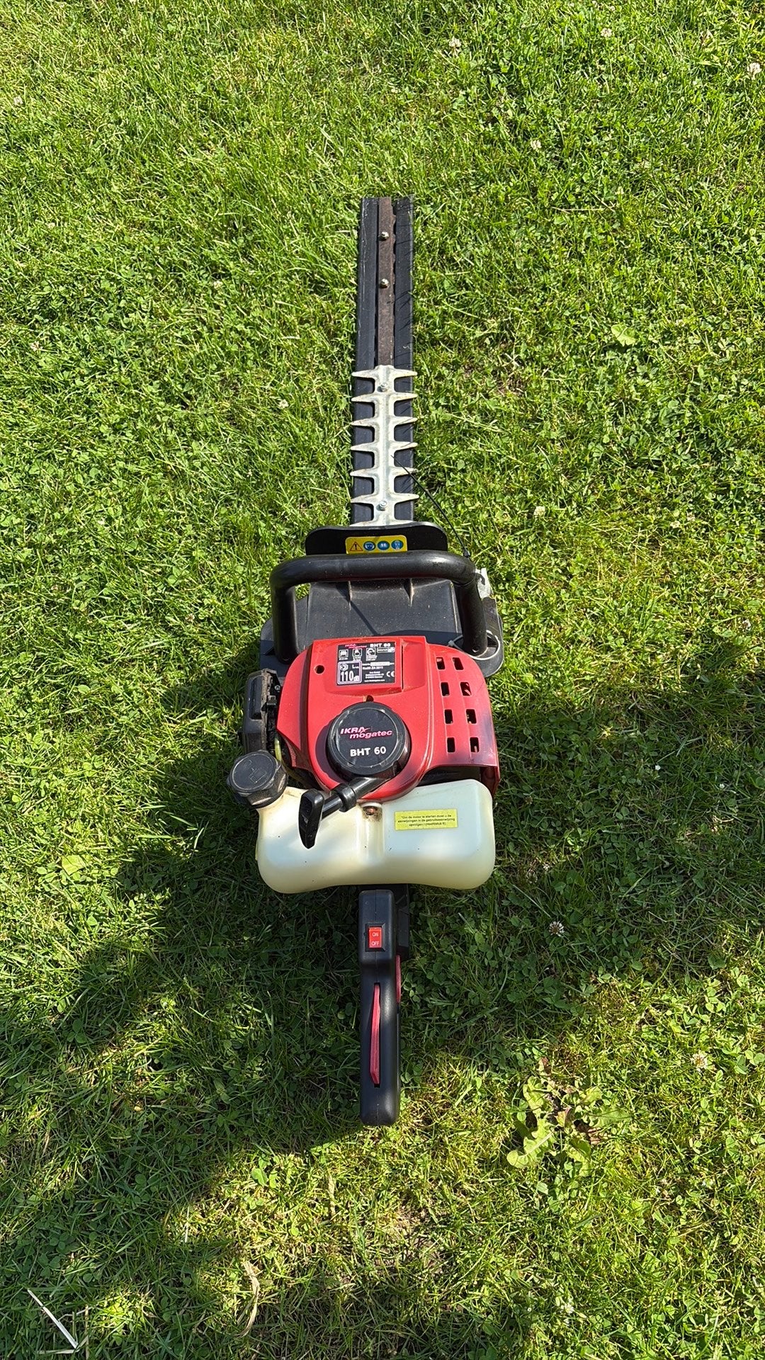 Heggenschaar benzine bht 60, Ophalen, Gebruikt