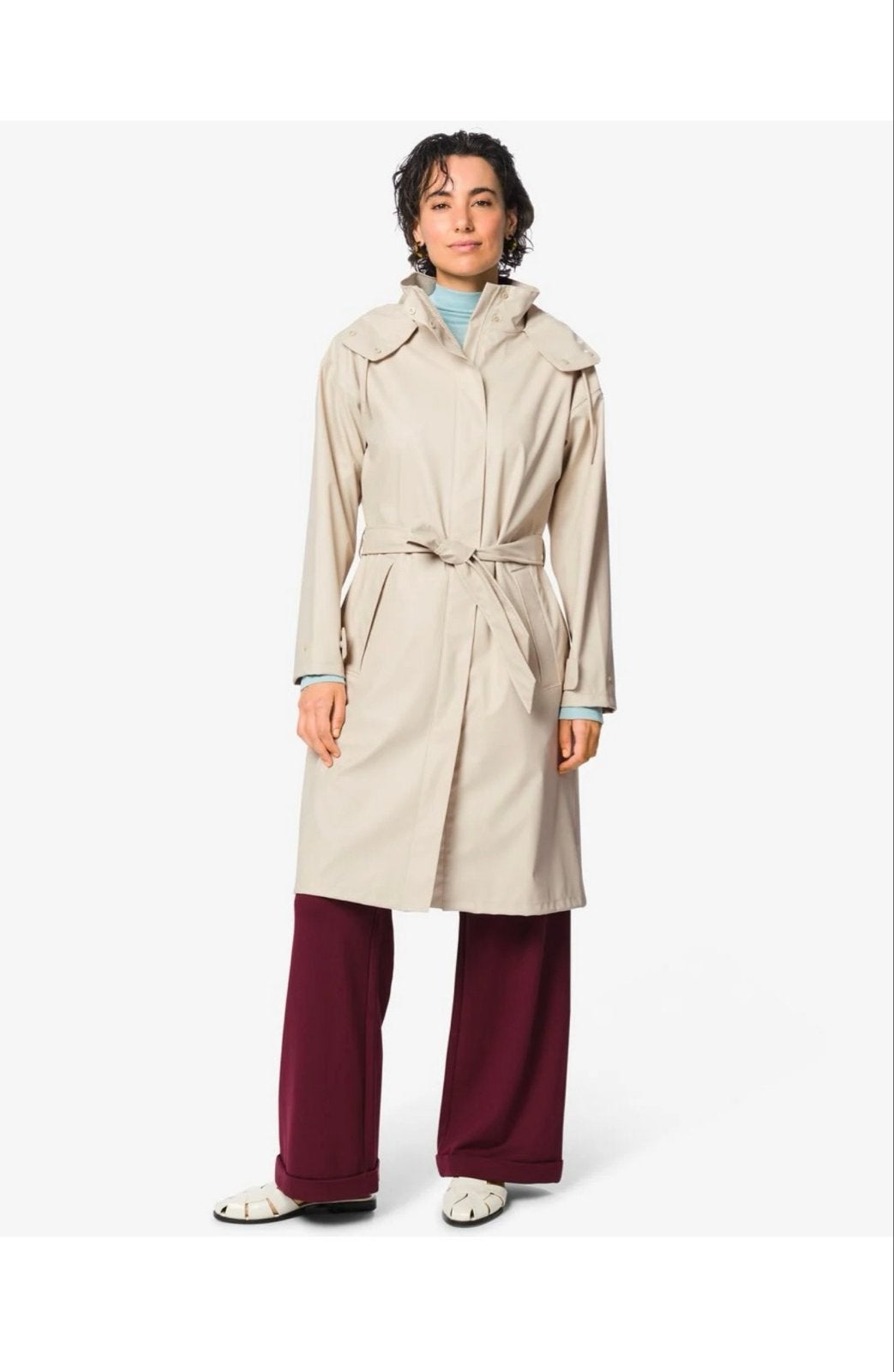 Nieuwe HEMA damesregenjas Jente beige, Ophalen of Verzenden, Nieuw, Maat 38/40 (M), Beige