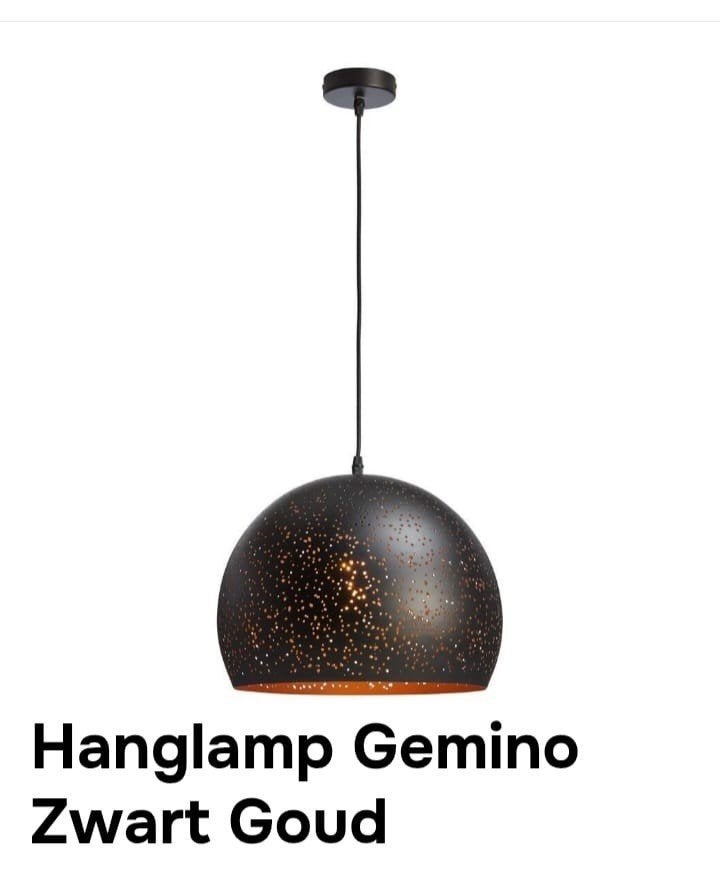 Hanglamp Gemino Kwantum, Huis en Inrichting, Ophalen, Zo goed als nieuw, Metaal, E27 (groot)