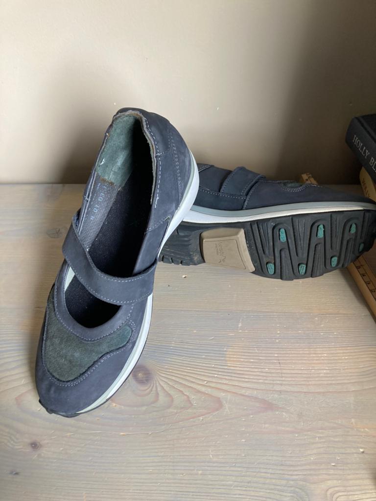 Leuke zomerschoenen xsensible mocassin maat 38, Blauw, Instappers, Ophalen of Verzenden, Zo goed als nieuw