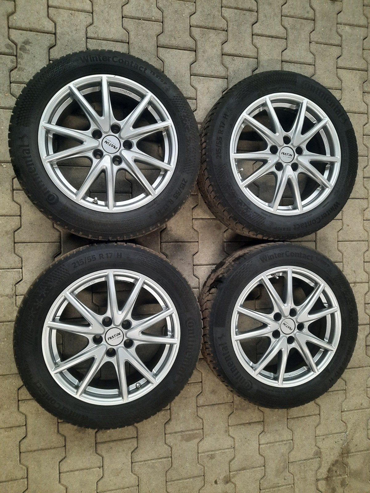 17 inch velgen 5×112 PLATIN VW PASSAT SKODA SUPERB AUDI SEAT, Banden en Velgen, 17 inch, Personenwagen, Gebruikt