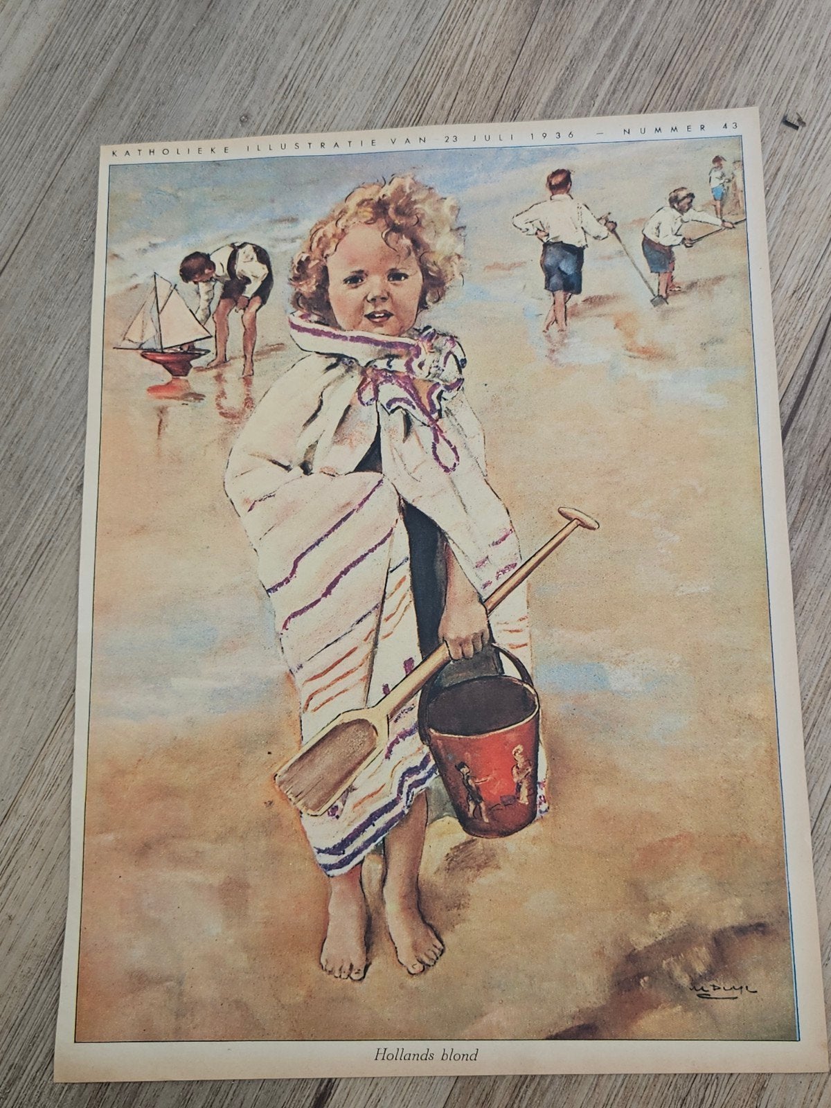 Hollands blond pagina weekblad (23 juli 1936), Verzamelen, Ophalen of Verzenden