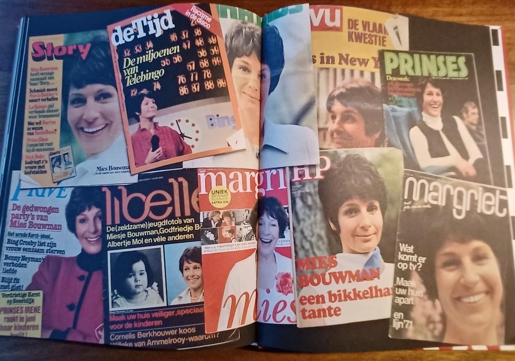 MIES // 60 jaar televisie // Mies Bouwman// 228 blz //, Boeken, Verzenden, Zo goed als nieuw, Tv-serie
