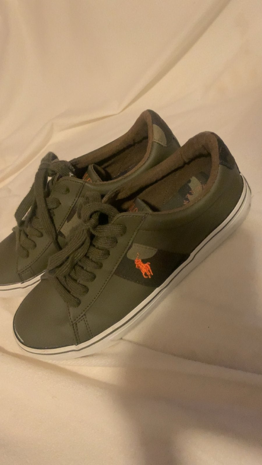 Polo Ralph Lauren sneakers maat 39, Kleding | Dames, Ophalen, Zo goed als nieuw, Groen, Sneakers of Gympen
