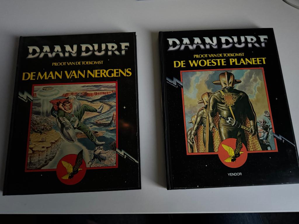 Daan Durf – Piloot van de Toekomst (2 hardcover albums), Boeken, Strips | Comics, Dan Barry, Verzenden, Europa, Zo goed als nieuw