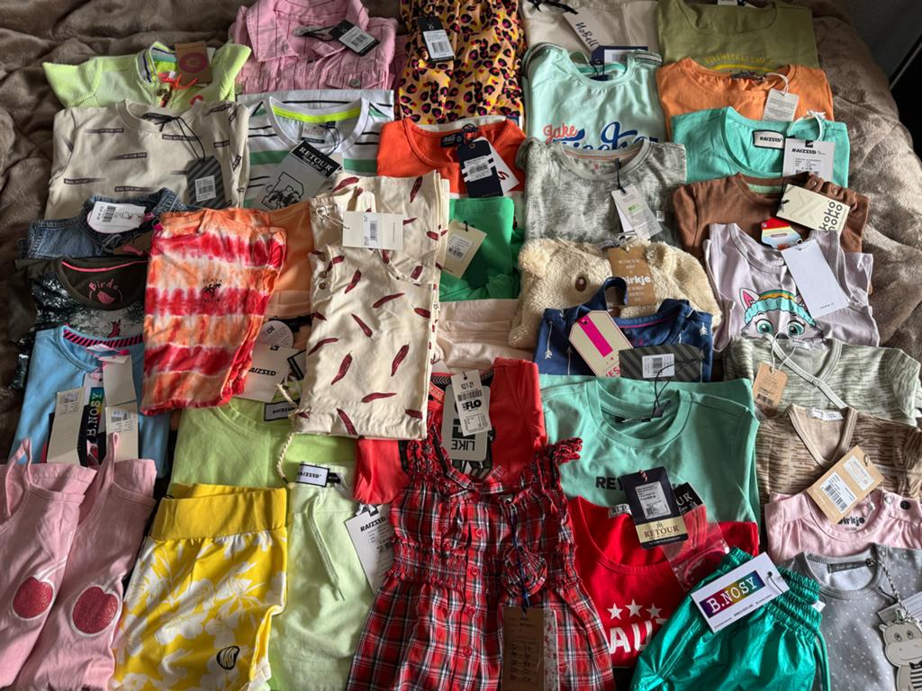 Grote partij nieuwe kinderkleding (39stuks) met prijskaart, Ophalen of Verzenden, Nieuw
