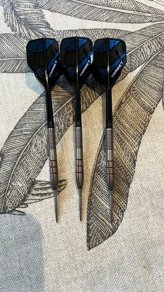 Target Nathan Aspinall G2 Swiss Point 95% - Dartpijlen, Sport en Fitness, Darts, Ophalen of Verzenden, Zo goed als nieuw, Pijlen