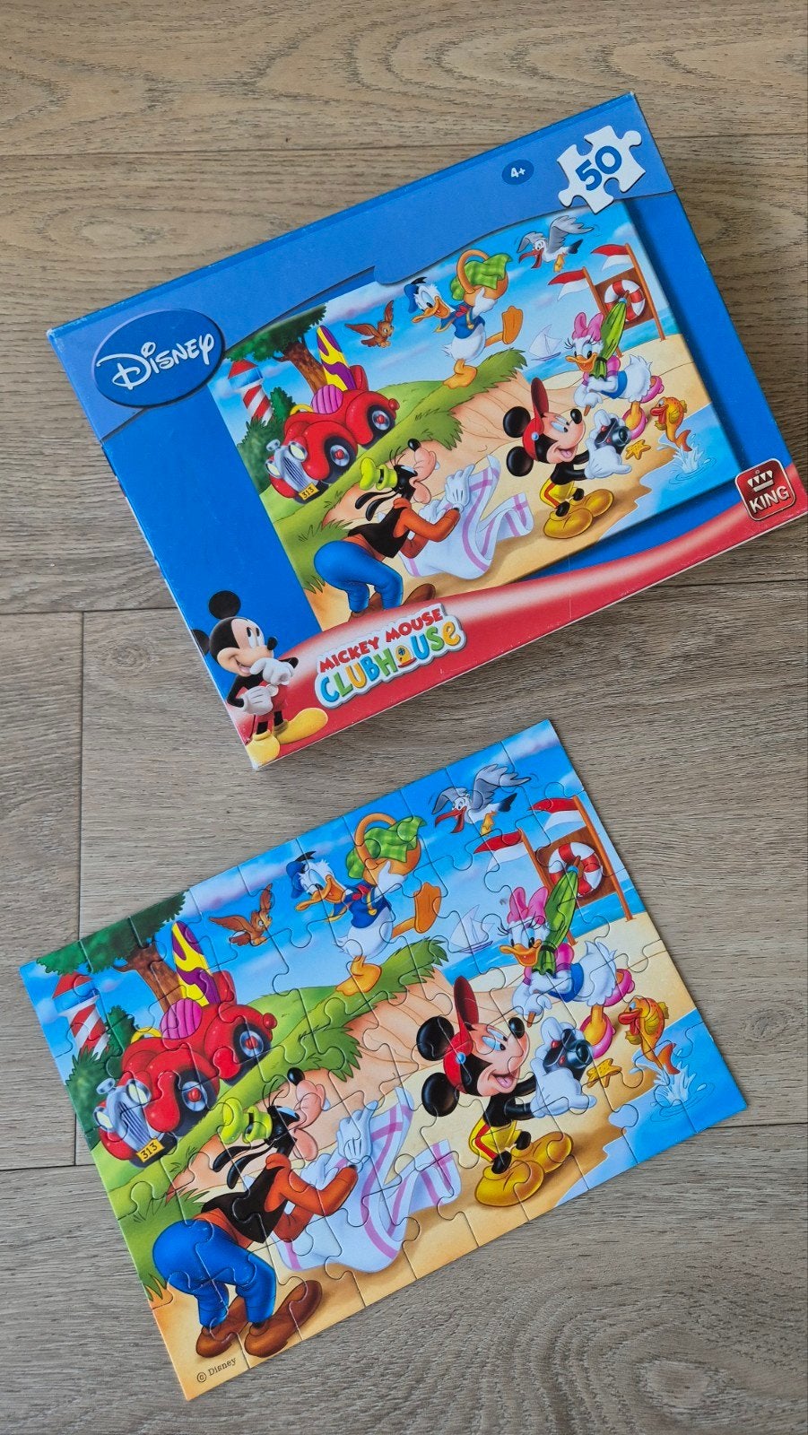 Disney Mickey Mouse Clubhouse puzzel 50 stukjes, Ophalen of Verzenden, 10 tot 50 stukjes, Zo goed als nieuw, 4 tot 6 jaar