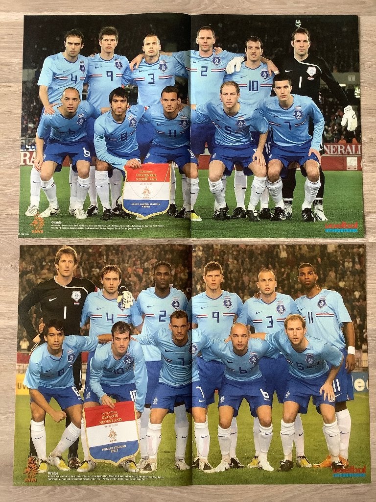 Posters Oranje / Nederlands Elftal Jaar 2008, Ophalen of Verzenden, Zo goed als nieuw, Overige binnenlandse clubs, Poster, Plaatje of Sticker