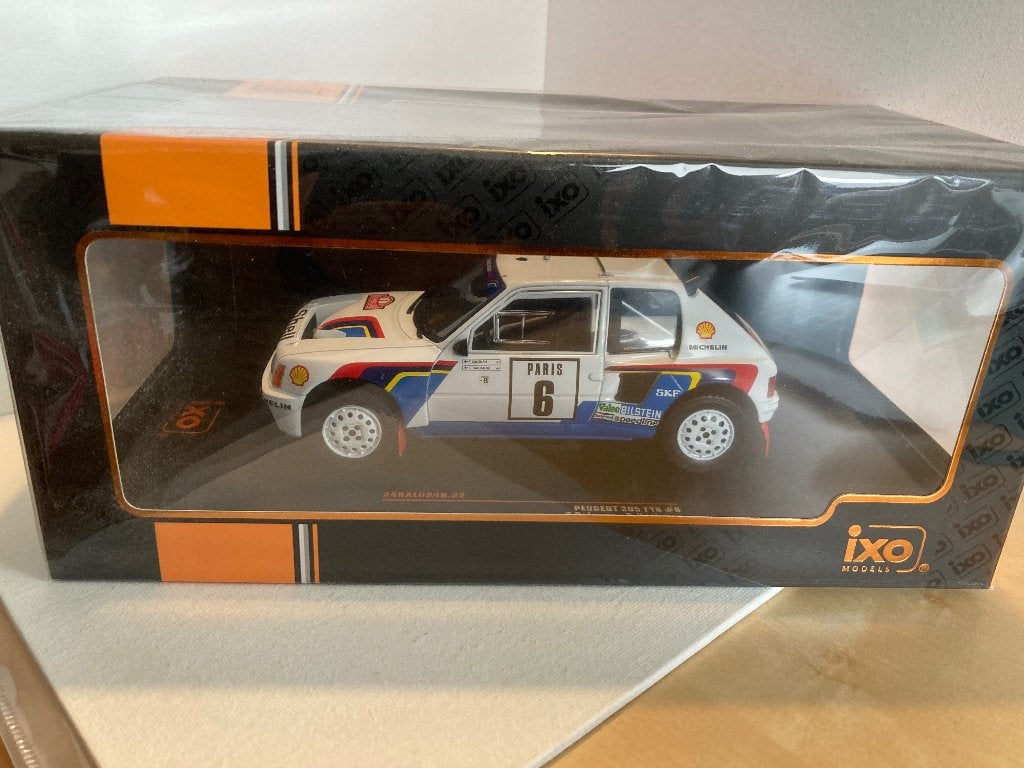 Peugeot 205 T16 Rallye Monte Carlo 1985 1/24 IXO, Ophalen of Verzenden, Nieuw, Auto, Overige merken