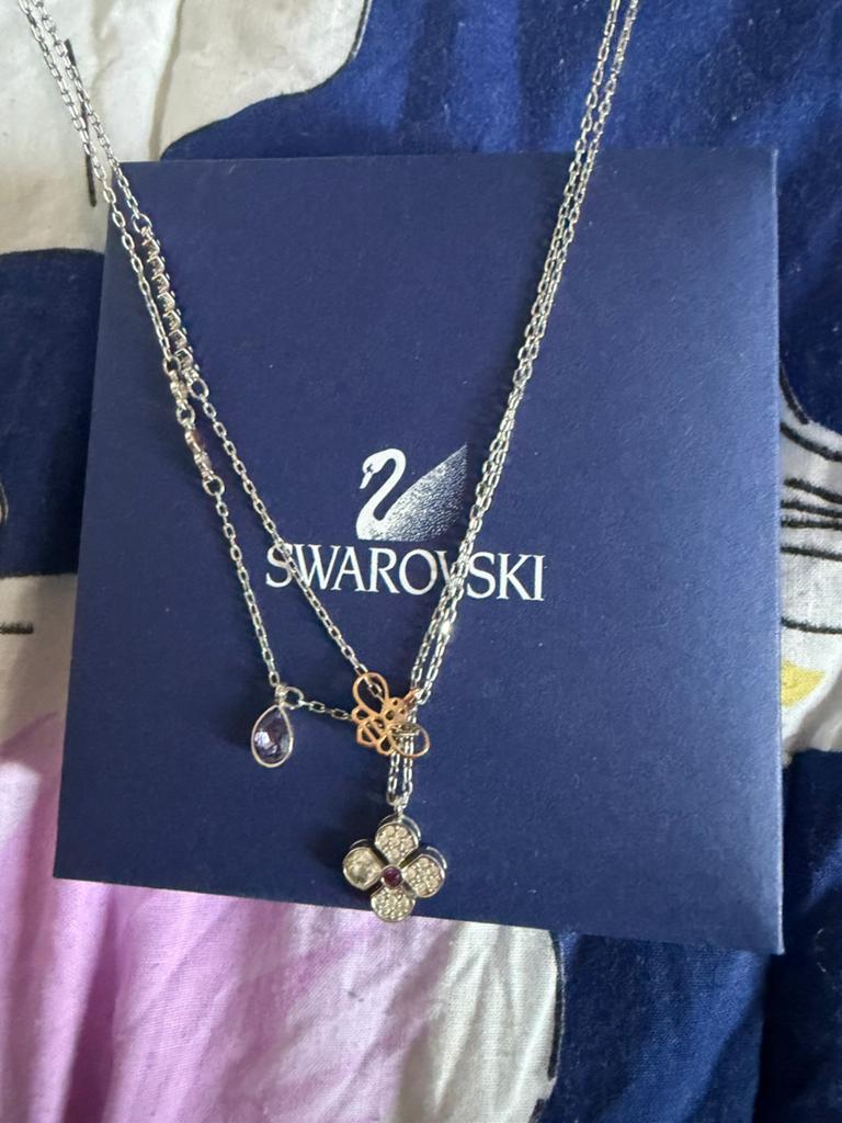 Originele Swarovski ketting, Ophalen of Verzenden, Nieuw, Zilver, Overige materialen