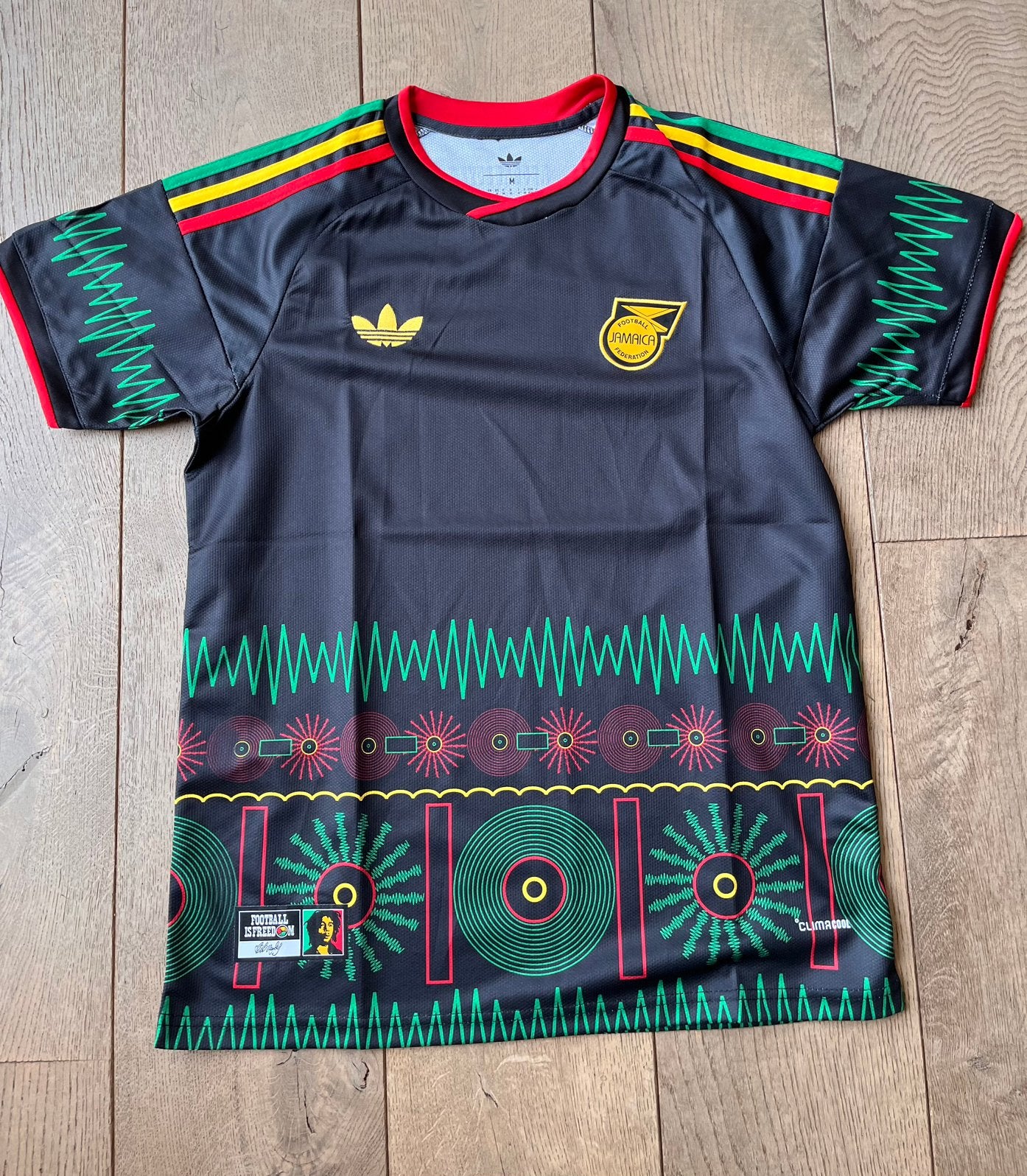 Jamaica X Bob Marley Uit Kit | M, Kleding | Heren, Zwart, Zo goed als nieuw, Voetbal, Verzenden