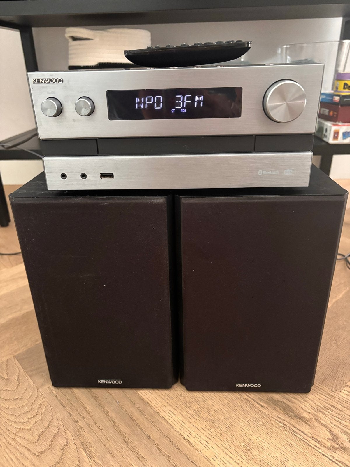 Kenwood M-918DAB Microset met Bluetooth en DAB+, Ophalen, Zo goed als nieuw, Cd-speler, Microset