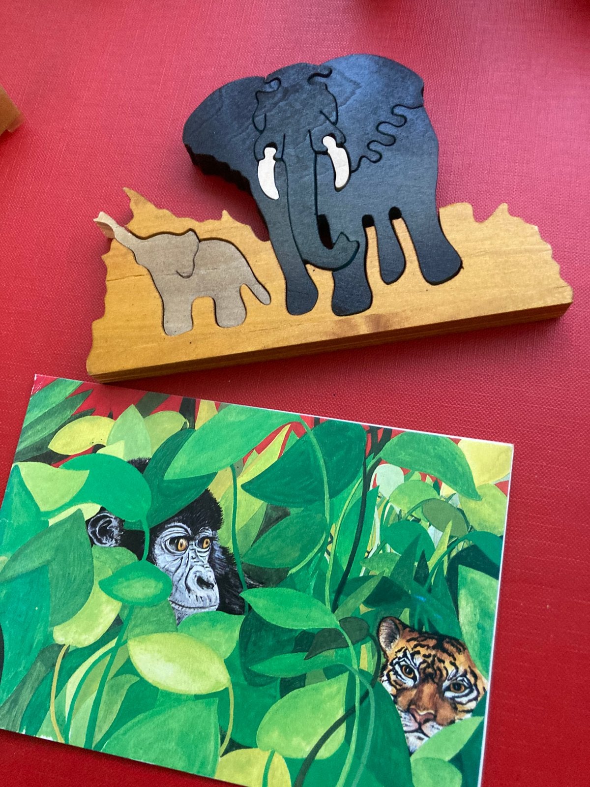 Houten puzzel olifant, Ophalen of Verzenden